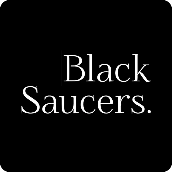 Black Saucers logo